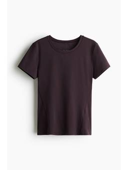 H&M MOVE - Sports Top With Dry move Brown