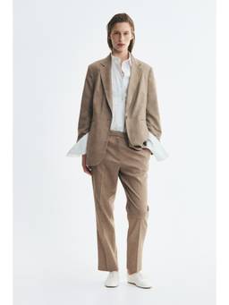 H&M - Women Beige Cigarette trousers