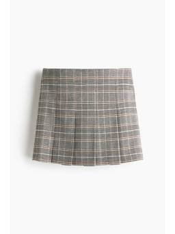 H&M - Women Beige Pleated Skirt