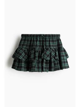 H&M - Women Green Tie Drawstring Skirt