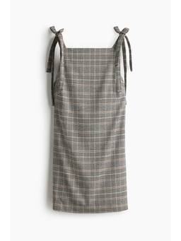 H&M - Women Beige Bow-Detail Dress