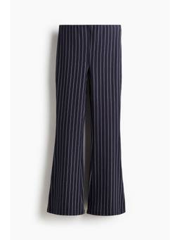 H&M - Women Blue Fla Jersey Trousers