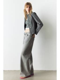 H&M - Women Grey Baggy Regular Waist Jeans