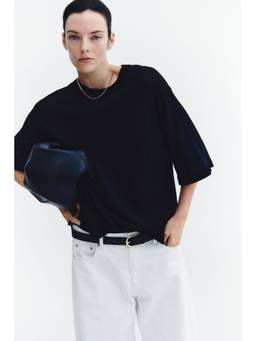 H&M - Women Black Merino wool T-shirt