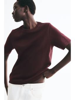H&M - Women Red Interlock T-Shirt