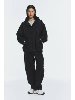H&M - Women Black Regular Fit Rain Trousers with Storm Move