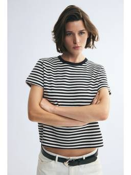 H&M - Women White Fitted T-Shirt