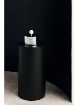 H&M - Silver Marble-Detail Stainless Steel Box