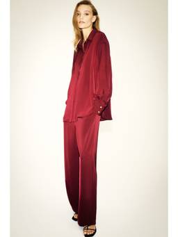 H&M - Women Red Pull-On Trousers
