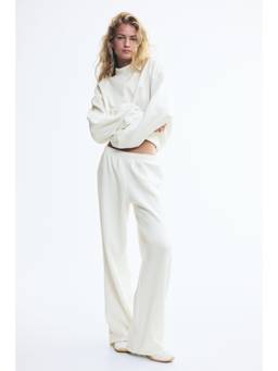H&M - Women White 2-Piece Sweatshirt Set