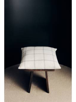 H&M - White Viscose-Blend Cushion Cover