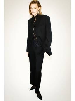 H&M - Women Black Tailored Bootcut Trousers
