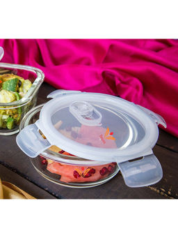 Femora - Glass Round Container 380 Ml, 2N