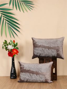 SHADES OF LIFE - Cotton Decorative Multi Color Cushion Covers (Multi Color Emb 16 x 16)