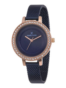 Daniel Klein - Blue FIORD Round Dial Analog Watch For Women - DK11699 - 5