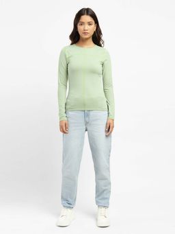 Levi's - Women Crew Neck Green Top