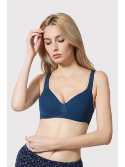 Van Heusen Woman Lingerie and Athleisure - Van Heusen Women Antibacterial & Wireless Shaper Bra - Blue Opal