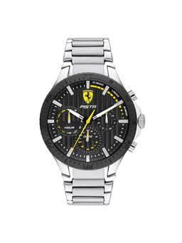 Scuderia Ferrari - PISTA DUAL TRACK Multifunction Black Round Dial Men's Watch - 0830854