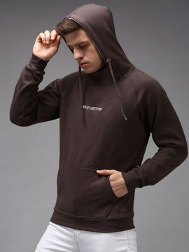 SHOWOFF Sweatshirts : Buy SHOWOFF Men Hooded Neck Coffee Brown Printed  Sweatshirt Online | Nykaa Fashion