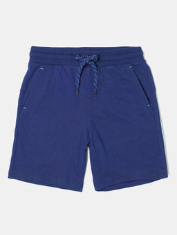 Jockey Juniors - AB30 Boys Super Combed Cotton Rich Shorts - Blue Depth