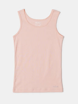 Jockey Juniors - SG02 Girls Super Combed Cotton Rib Solid Inner Tank Top - Tropical Peach