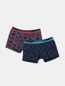 Jockey Juniors - PB03 Boys Cotton Printed Trunk - Assorted (Pack of 2)