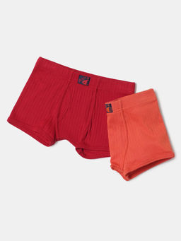 Jockey Juniors - 3036 Boys Super Combed Cotton Solid Trunk - Assorted (Pack of 2)