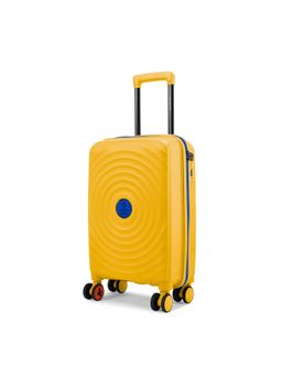 Nasher Miles - Goa Hard-Sided Polypropylene Luggage Yellow Blue Trolley Bag