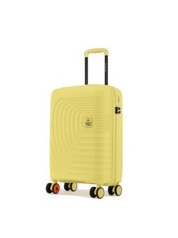 Nasher Miles - Boston Yellow Hard-Sided Polypropylene Trolley Bag
