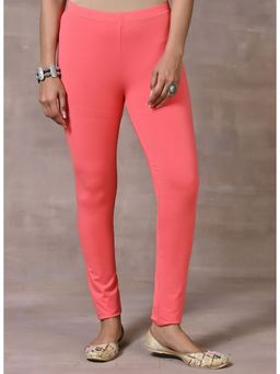 Lakshita - Peach Skinny Fit Leggings