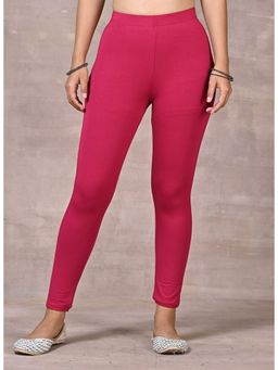 Lakshita - Dark Fuchsia Ankle Length Leggings