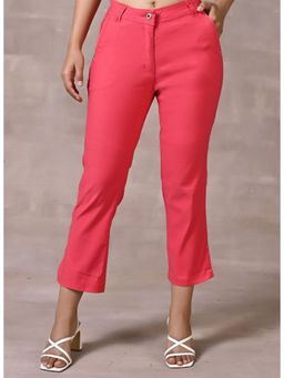 Lakshita - Fuchsia Calf Length Pants