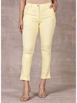 Lakshita - Yellow Cigarette Pants