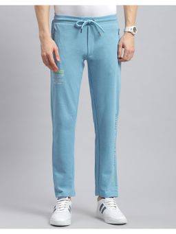 Monte Carlo - Blue Printed Regular Fit Trackpant