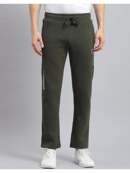 Monte Carlo - Olive Printed Regular Fit Trackpant