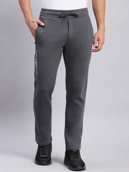 Monte Carlo - Grey Printed Regular Fit Trackpant