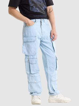 Snitch - Light Blue Comfortable Fit Jeans