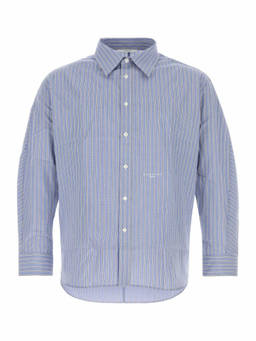Givenchy - Blue Logo Stripes Shirt