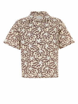 PRADA - Brown Regular Floral Shirt