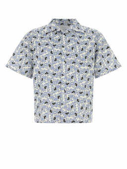 PRADA - Light Blue Floral Shirt