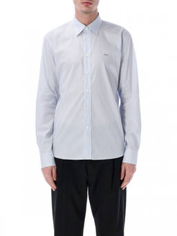 PRADA - Light Blue Stripes Shirt (L)