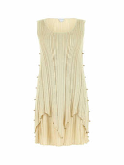 Bottega Veneta - Gold Polyester Blend Dress