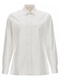 Givenchy - White Logo Embroidery Shirt