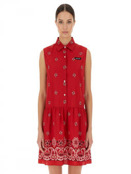 Miu Miu - Red Shirt Collar Mini Dress (L)