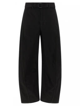 Lemaire - Black Twisted Belted Jeans