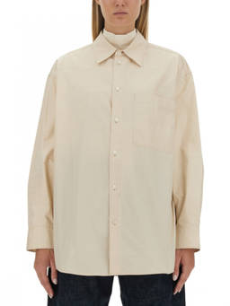Lemaire - Beige Loose Solid Shirt (M)
