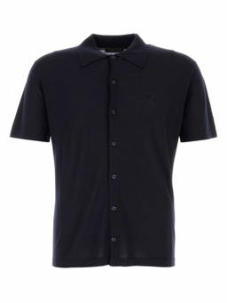 PRADA - Midnight Blue Wool Shirt