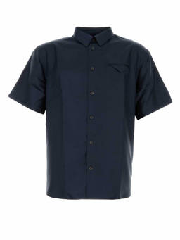 PRADA - Navy Blue Satin Shirt (S)