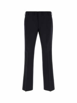 PRADA - Black Flat Front Trousers