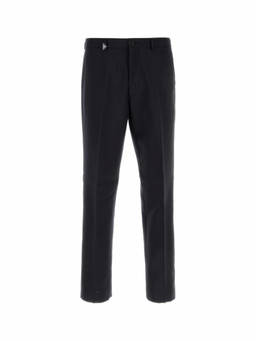 PRADA - Black Flat Front Trousers